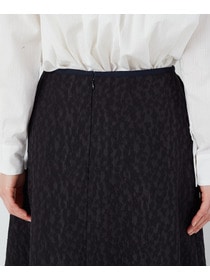 【ADIEU TRISTESSE】グログランジャカードスカート 詳細画像 ブラック 21
