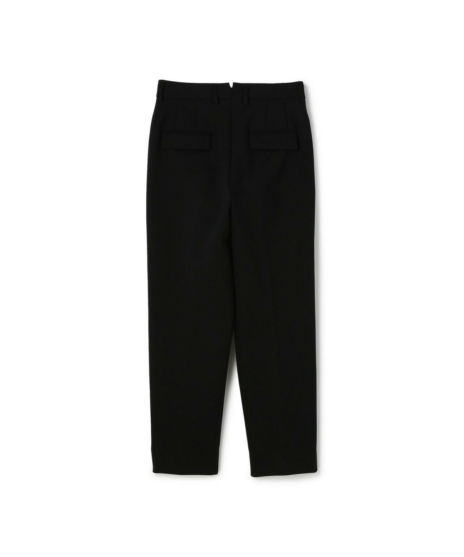 【yoshie inaba】RECYCLE NYLON DOUBLE PLEATED TAPERED  PANTS 詳細画像 ブラック 6