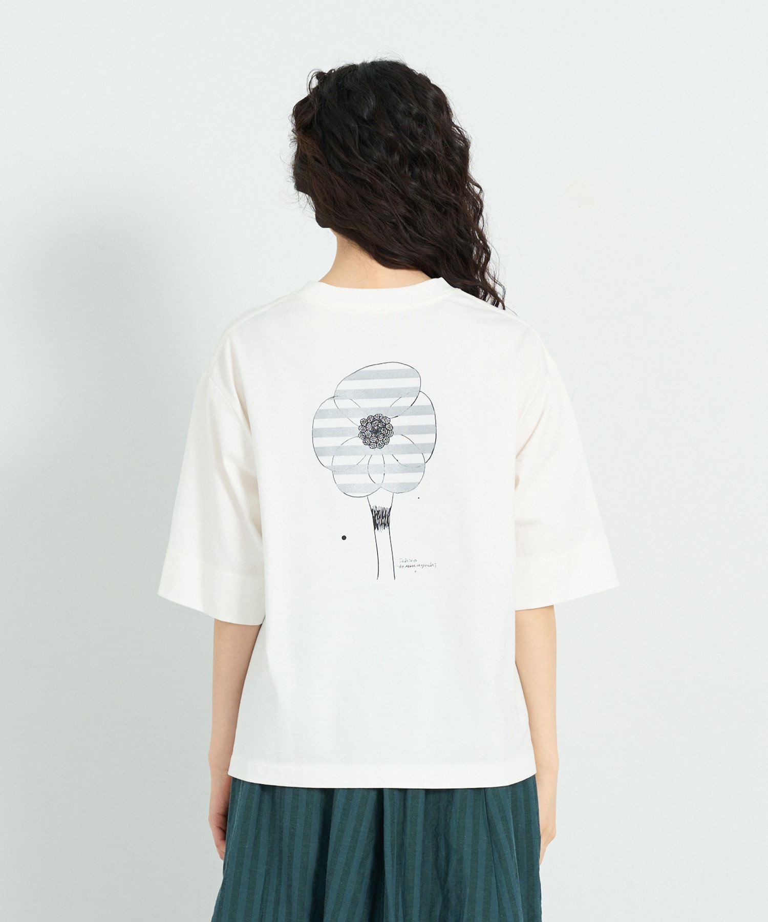 【congés payés】ichiro yamaguchi.半袖Tシャツ 詳細画像 ホワイト系その他 6