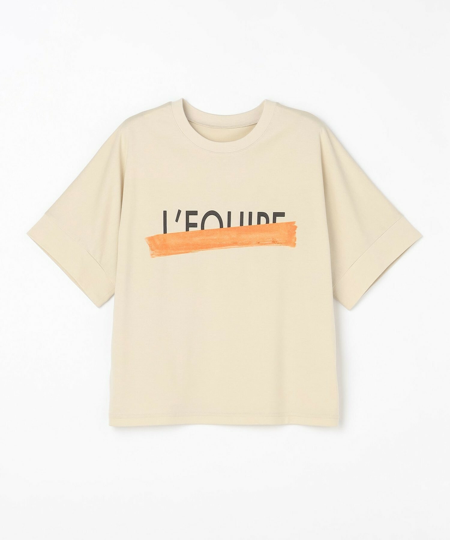 【L'EQUIPE】ブラッシングプリントTシャツ 詳細画像 ネイビー 10