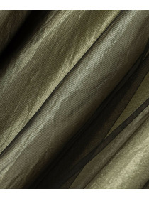【L'EQUIPE】【YOSHIKO KRIS-WEBB×L’EQUIPE】レイヤードレーススカート 詳細画像 カーキ 38