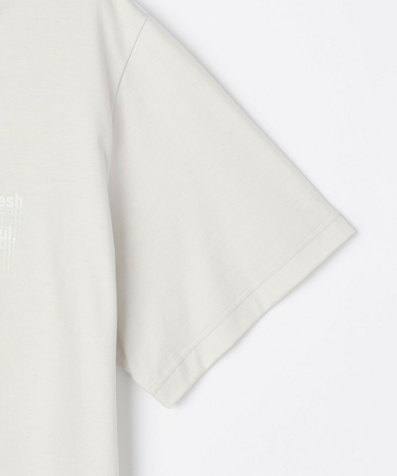 【L'EQUIPE】【Lサイズ】フローイングロゴプリントTシャツ 詳細画像 ホワイト 12