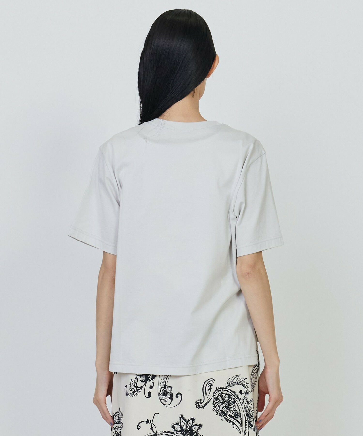 【L'EQUIPE】【Lサイズ】フローイングロゴプリントTシャツ 詳細画像 ホワイト 9