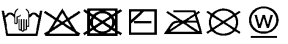 ニットベストの洗濯表示