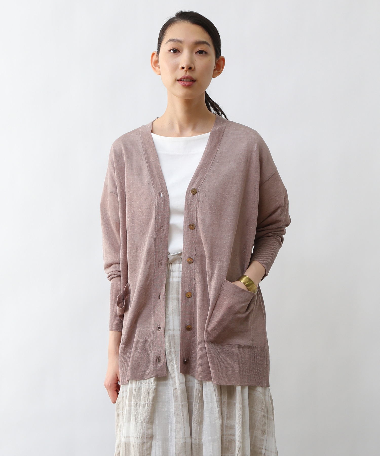 メンズライクリネンカーディガン Bigi Online Store ビギ オンラインストア