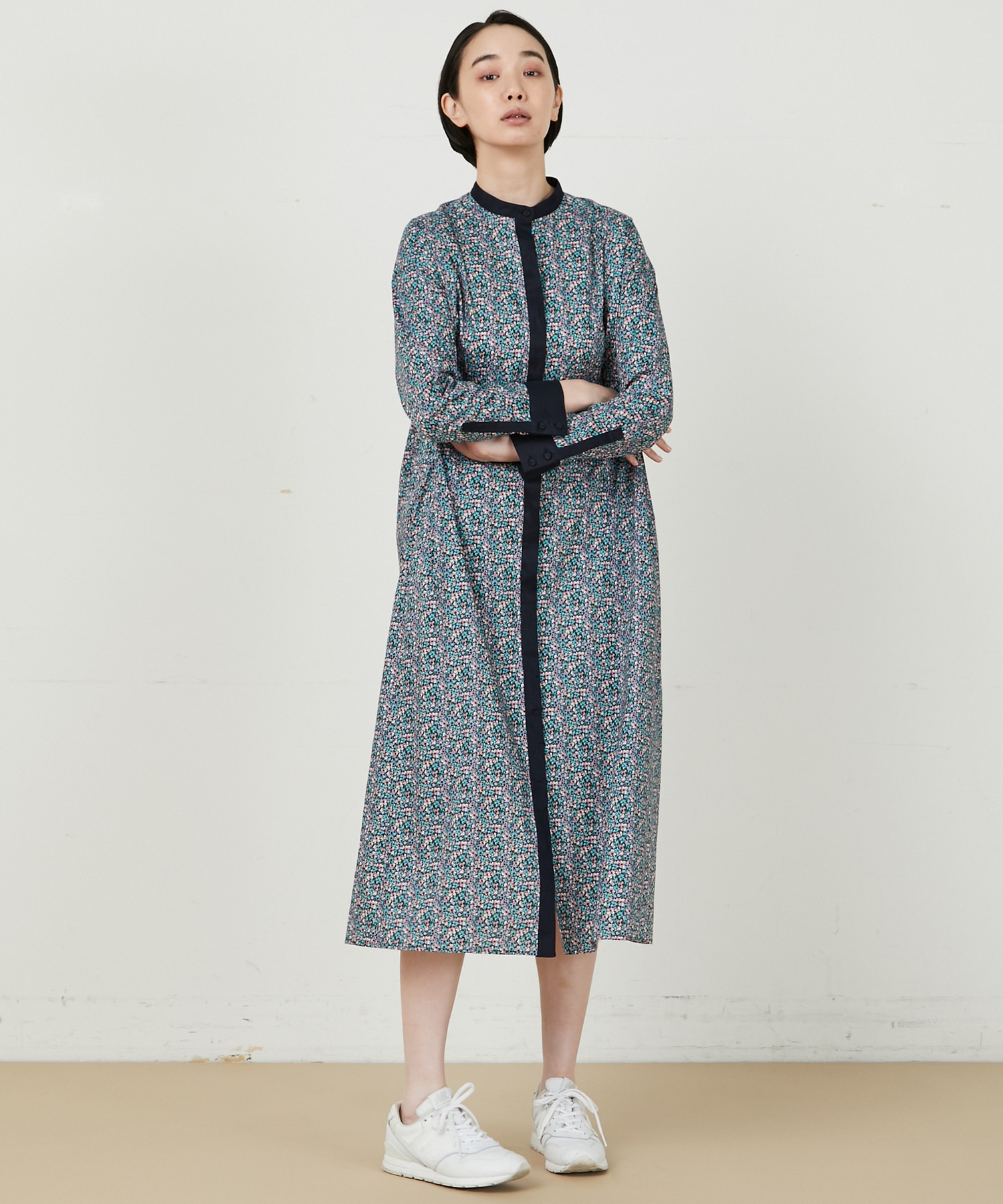 リバティプリントワンピース Bigi Online Store ビギ オンラインストア