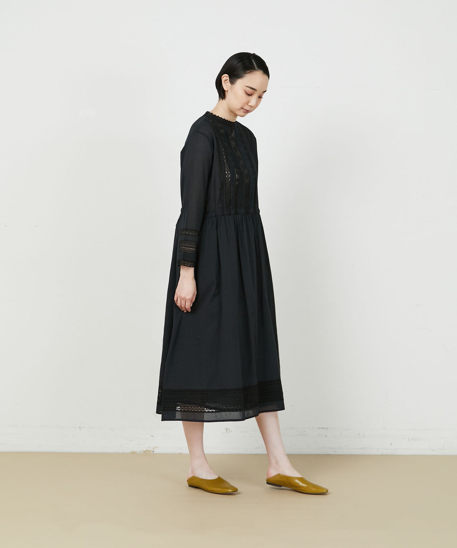 インドアンティークレースワンピース Bigi Online Store ビギ オンラインストア