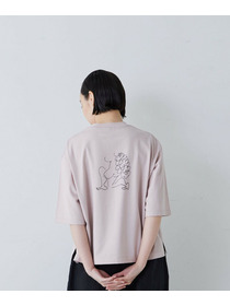 【ADIEU TRISTESSE】コラボドローイングTシャツ 詳細画像 ピンク 19