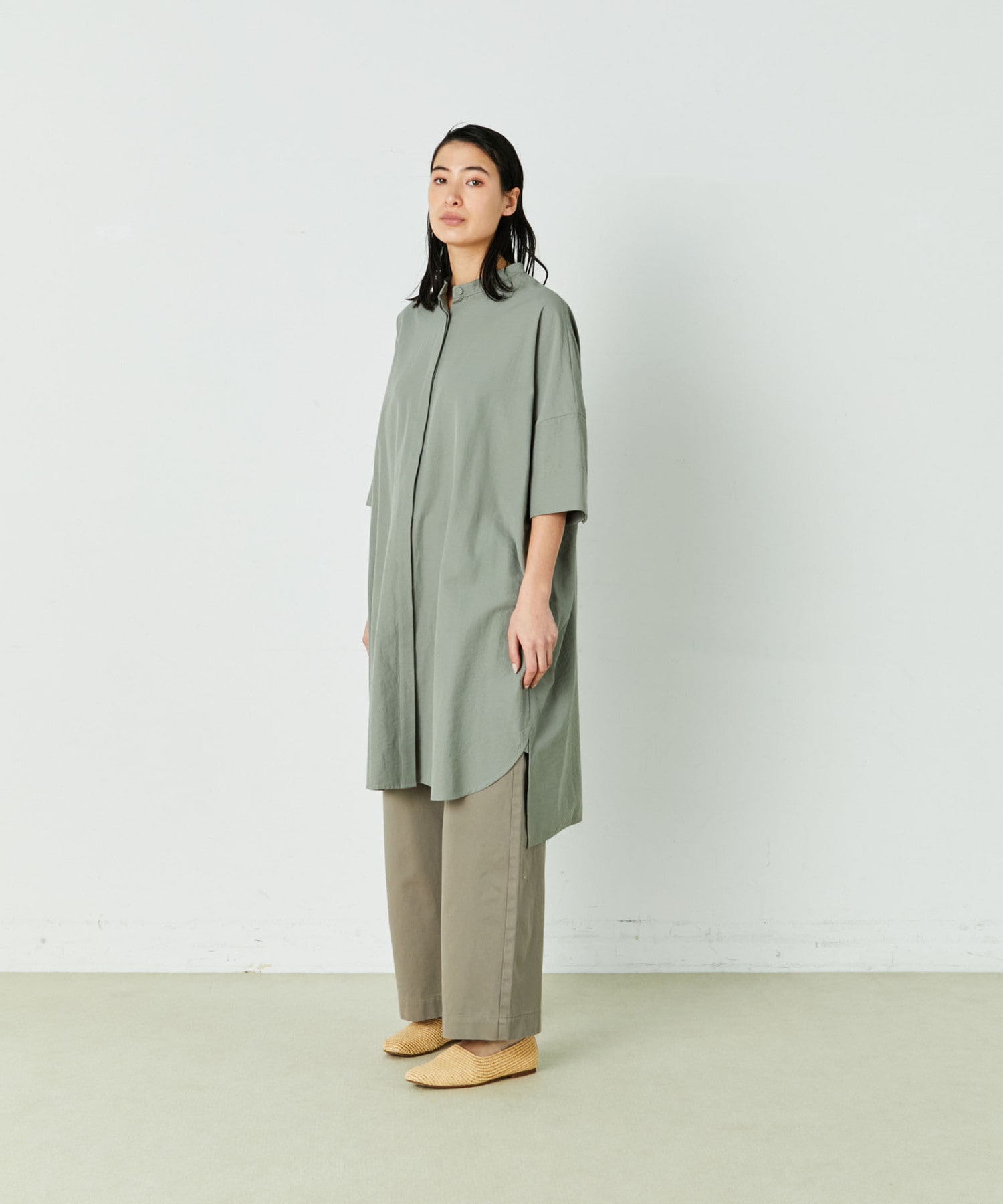 ｔ ｃツイルビッグシャツ Bigi Online Store ビギ オンラインストア