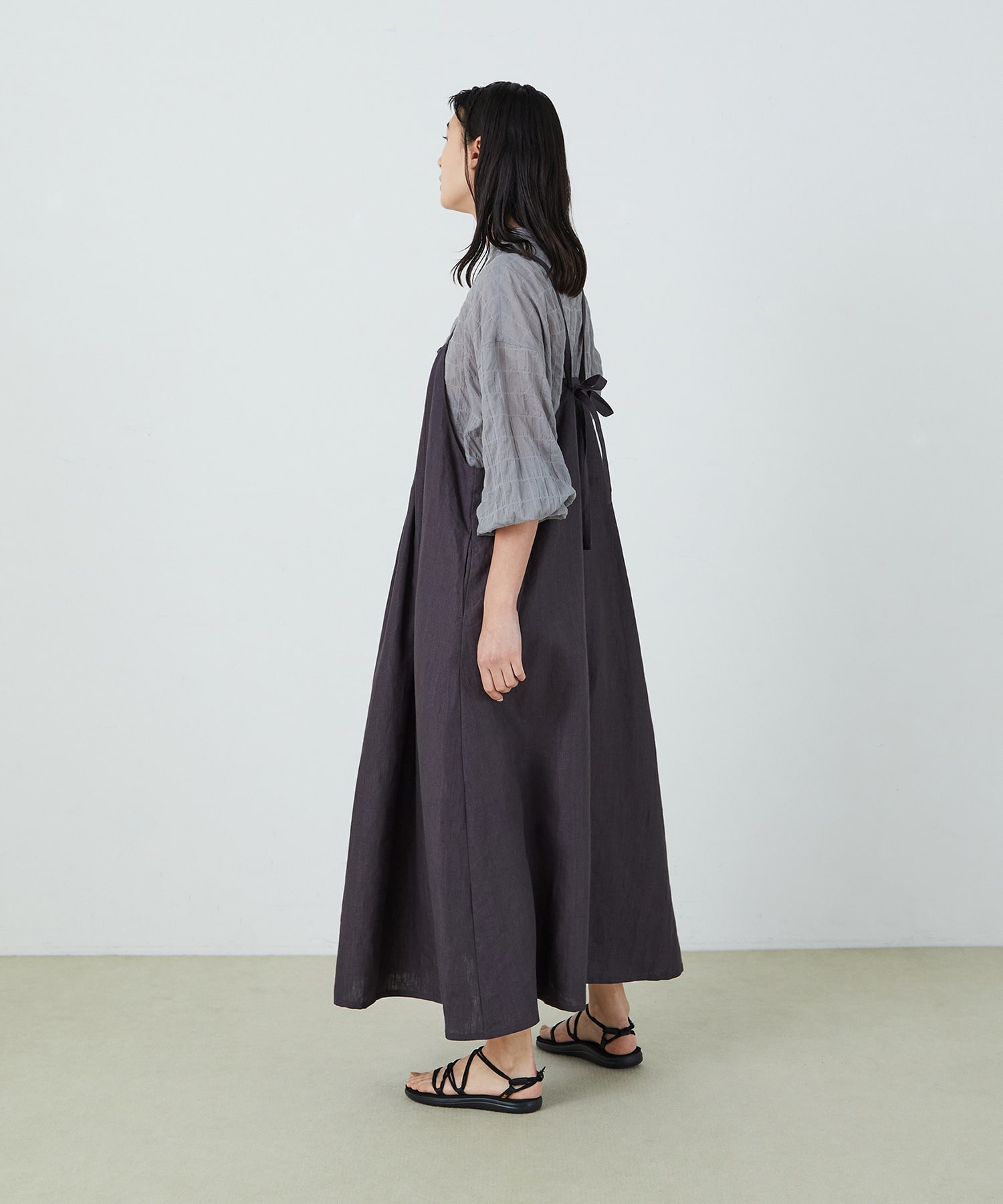 タックリネンワンピース Bigi Online Store ビギ オンラインストア