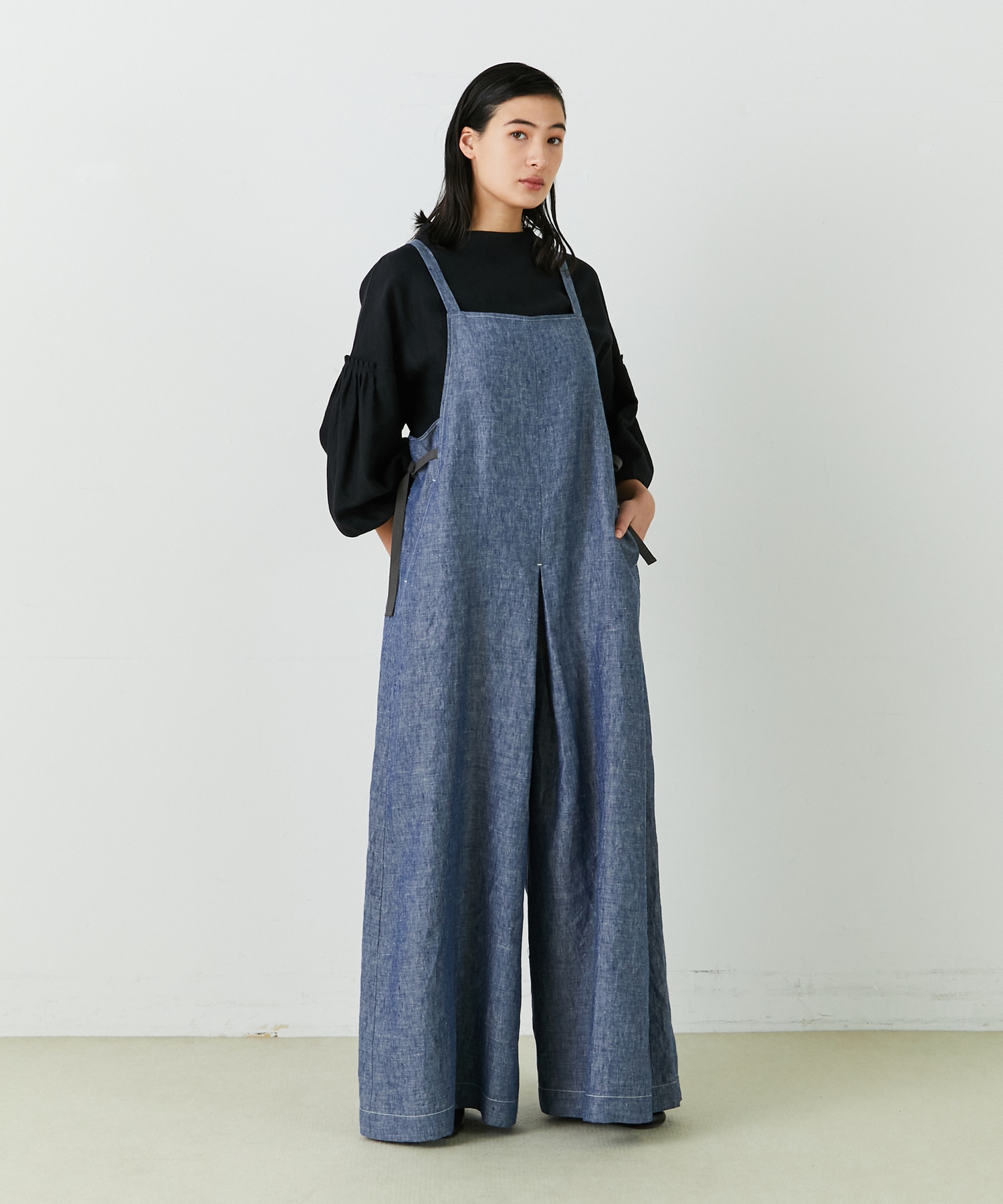 大人のおしゃれ手帖8月号掲載商品 リネンサロペット Bigi Online Store ビギ オンラインストア 大人のおしゃれ手帖8月号掲載商品 リネンサロペット Bigi Online Store ビギ オンラインストア