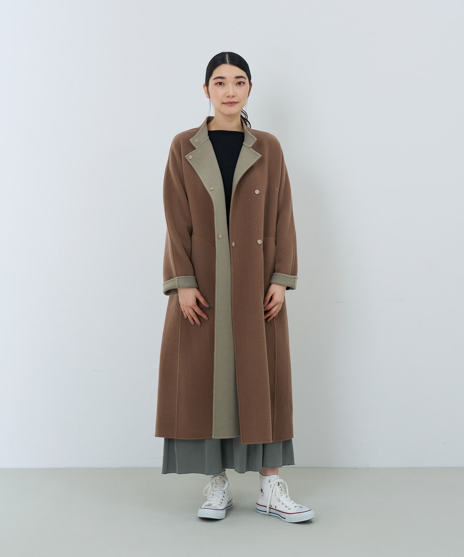 AcneStudios キャメルロングコート