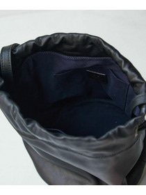 【LOISIR】レザー巾着Bag 詳細画像 ブラック 4
