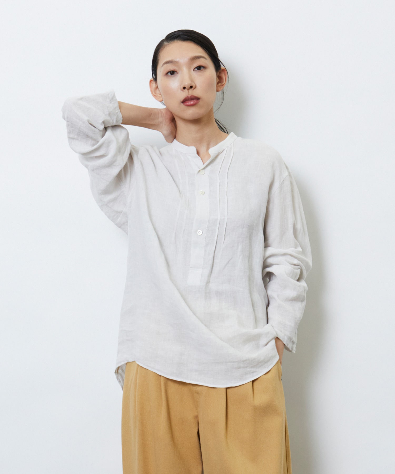 グランジリネンメンズシャツ Bigi Online Store ビギ オンラインストア