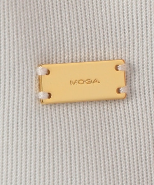 【MOGA】シルクコットンノースリーブニット 詳細画像 グレー 6