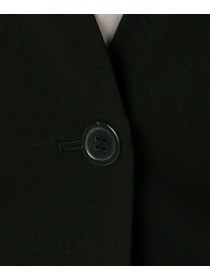 【MOGA】スラブストレッチVネックジャケット 詳細画像 ブラック 9