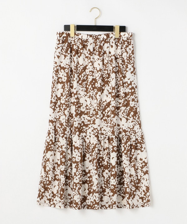 【wb】【Lサイズ】【wb】Float Flowerプリントスカート