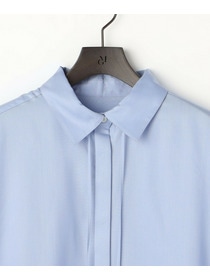 【MOGA】【Lサイズ】ツイストツイルシャツ 詳細画像 サックスブルー 2