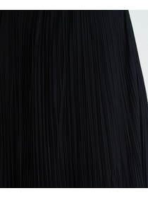 【yoshie inaba】レーヨンポリエステルフィラメントプリーツスカート 詳細画像 ブラック 10