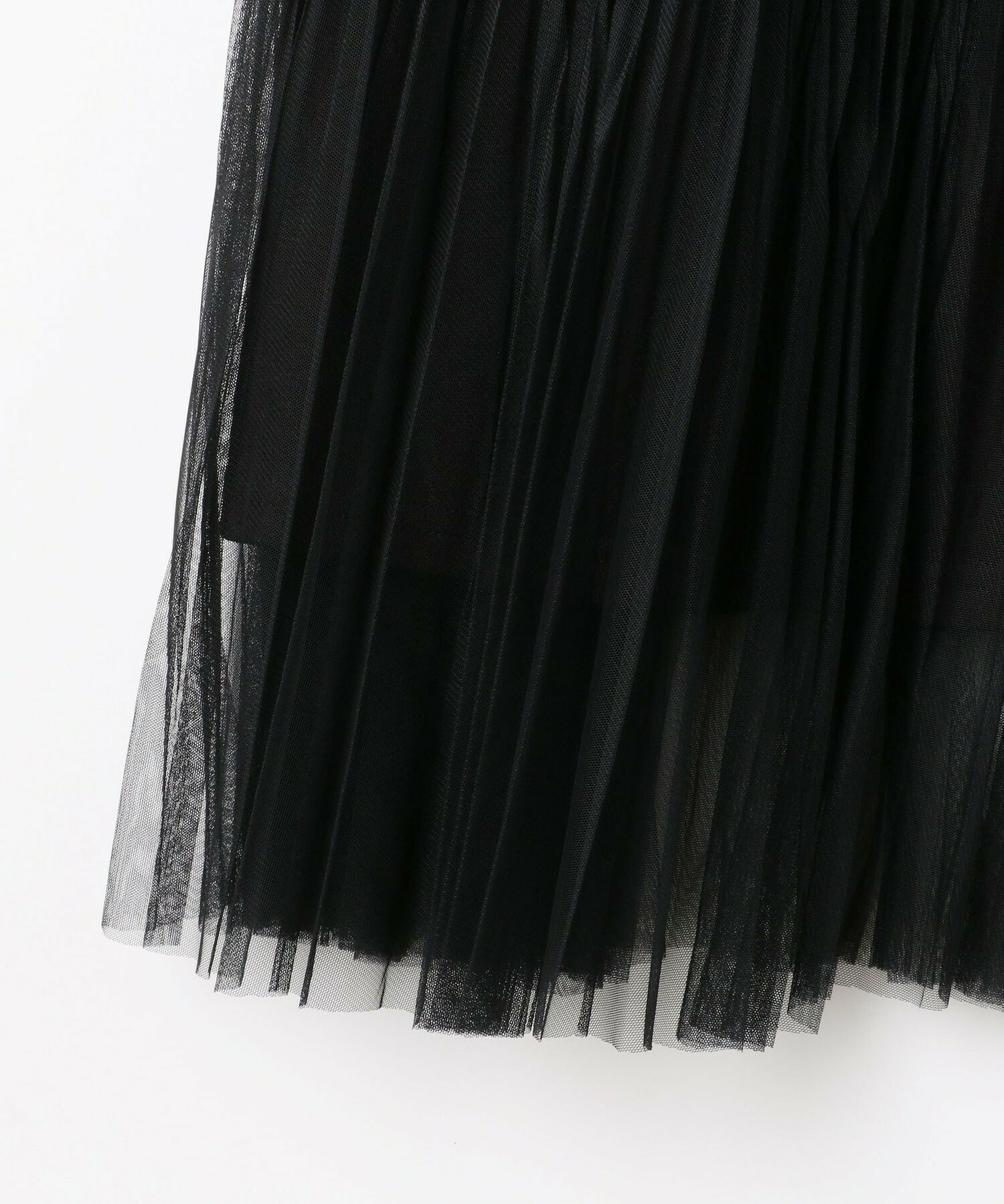 【yoshie inaba】レーヨンポリエステルフィラメントプリーツスカート 詳細画像 ブラック 14