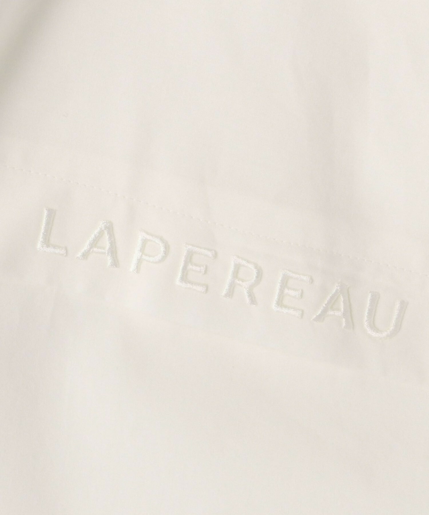 【LAPEREAU】【LAPEREAU】60/-オーガニックタイプライターシャツ 詳細画像 オフホワイト 10