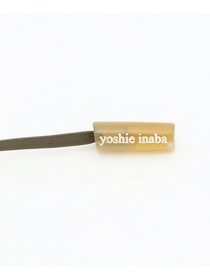 【yoshie inaba】ホーンドロップネックレス 詳細画像 ダークブラウン 4