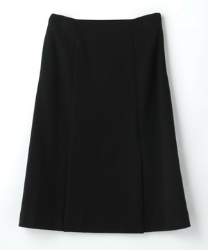 【yoshie inaba】ミラノリブAラインスカート 詳細画像 ブラック 1