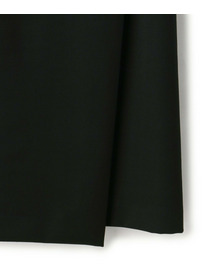 【yoshie inaba】ウールツイルラップスカート 詳細画像 ブラック 9