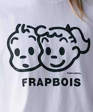 【FRAPBOIS】｜2BUY10%OFF対象｜FRAPBOIS×OSAMU GOODS Tシャツ 詳細画像 ホワイト 8