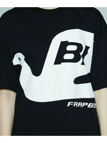 【FRAPBOIS】FRAPBOIS×BRANIFF INTERNATIONAL ロゴＴ 詳細画像 ブラック 4
