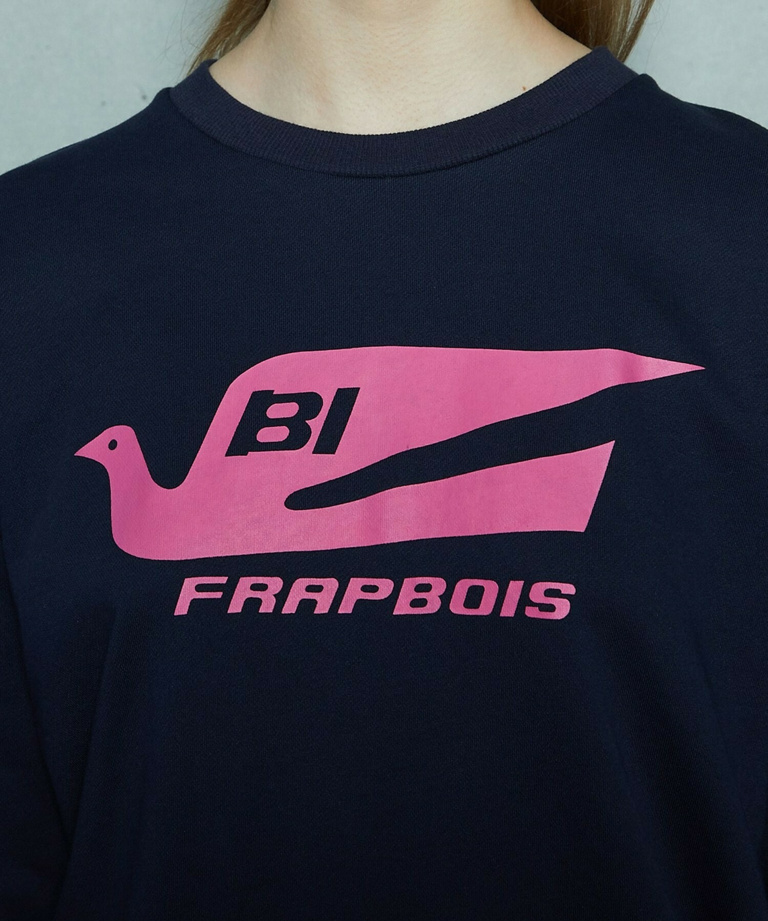 【FRAPBOIS】FRAPBOIS×BRANIFF INTERNATIONAL スウェット 詳細画像 ネイビー 8