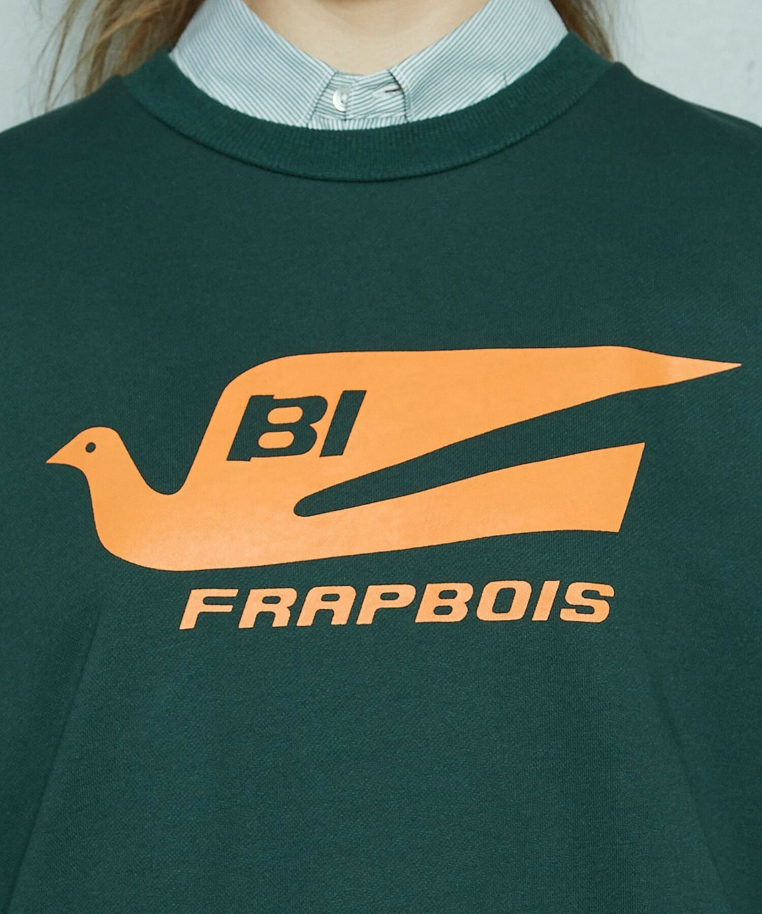 【FRAPBOIS】FRAPBOIS×BRANIFF INTERNATIONAL スウェット 詳細画像 ネイビー 9