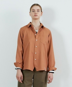 【FRAPBOIS PARK】｜2BUY10％・3BUY20％OFF｜PARK ツイルシャツ 詳細画像 オレンジ 1