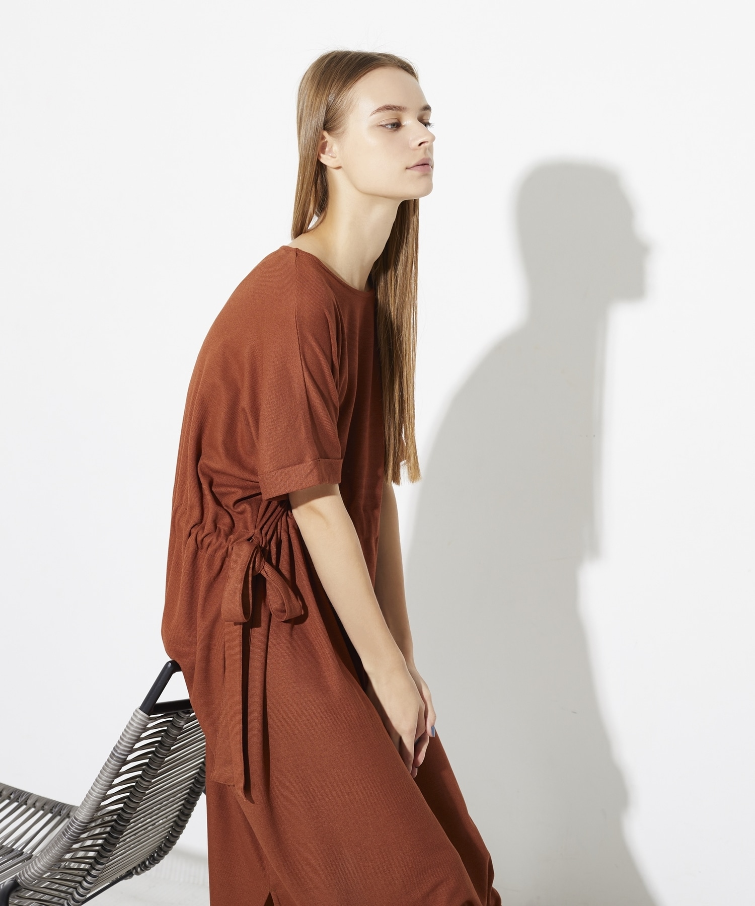 レーヨンミラノリブワンピース Bigi Online Store ビギ オンラインストア