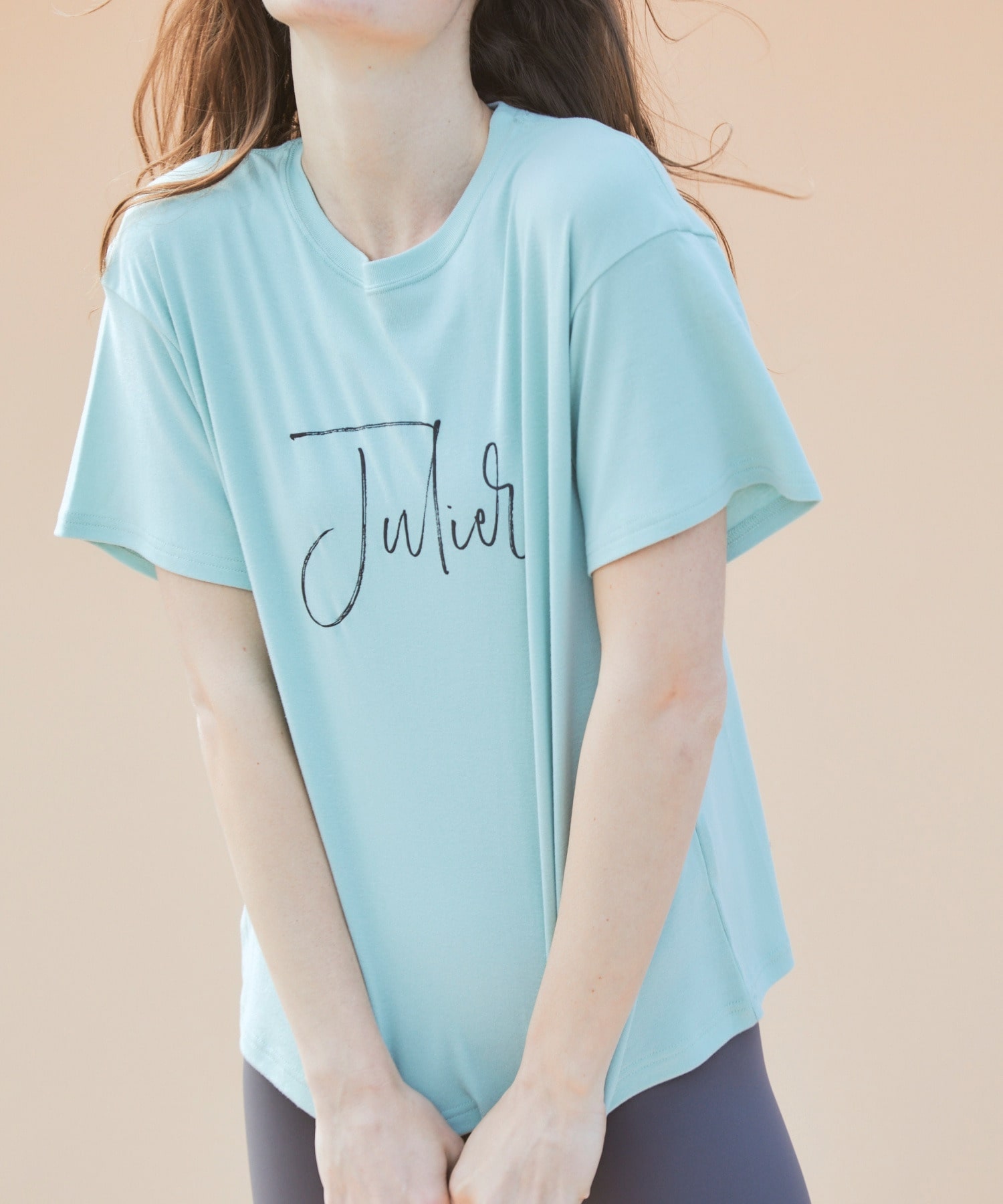 【Julier】JulierプリントTシャツ 詳細画像 ミント 1