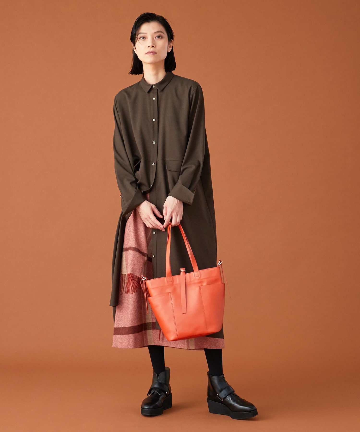 シャークストレッチシャツワンピース Bigi Online Store ビギ オンラインストア