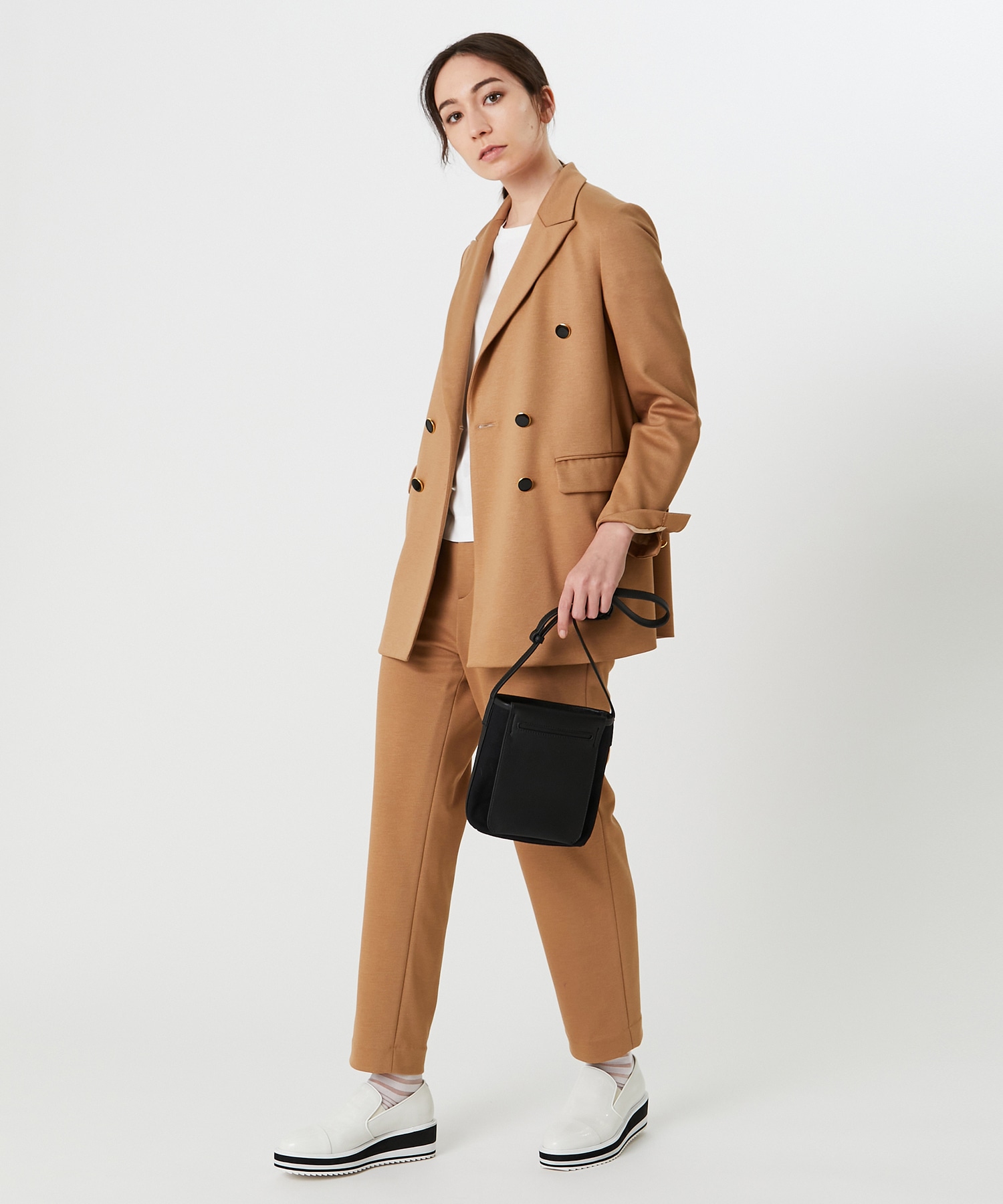 アムンゼンjerseyダブルブレストジャケット Bigi Online Store ビギ オンラインストア