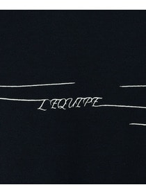 【L'EQUIPE】【Lサイズ】ロゴTシャツ 詳細画像 ネイビー×ホワイト 9
