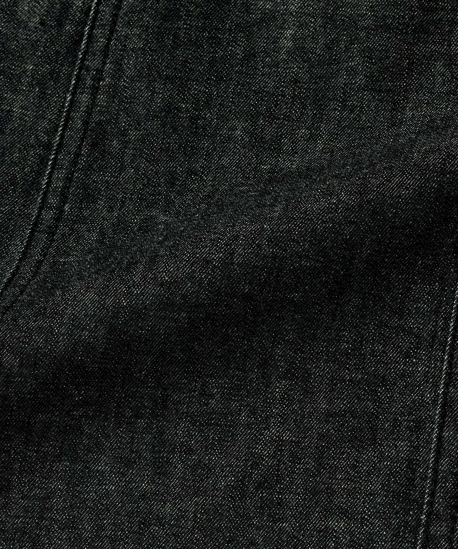【L'EQUIPE】【Lサイズ】ストレッチデニムスカート 詳細画像 ブラック 6