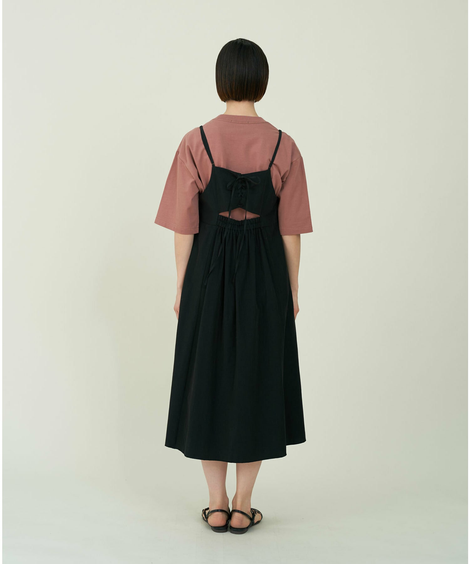 【ADIEU TRISTESSE】バックコンシャスジャンパースカート 詳細画像 ブラック 18
