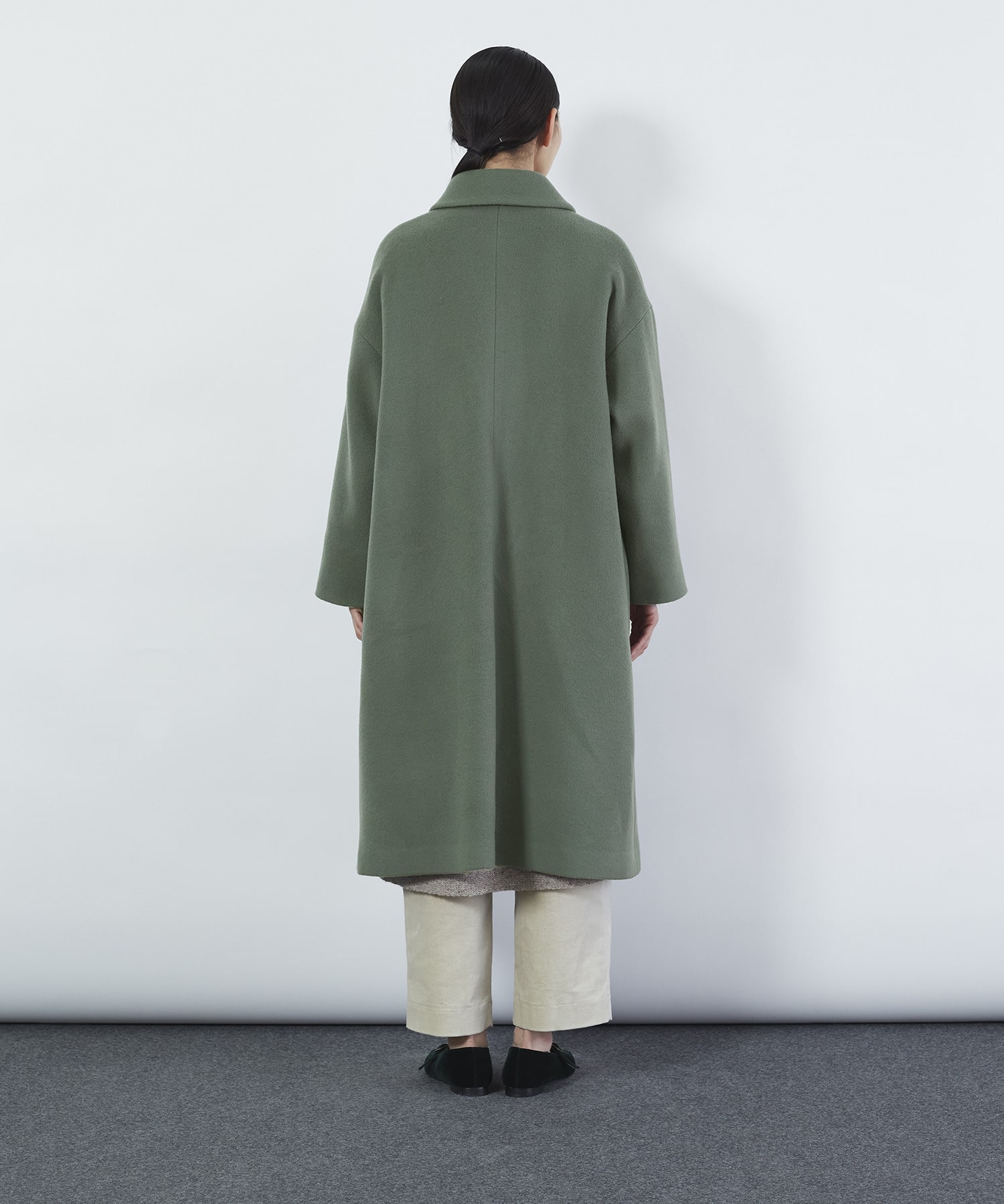 ATHA HIGH DENSITY TWILL MAXI COAT ecruジャケット/アウター ...