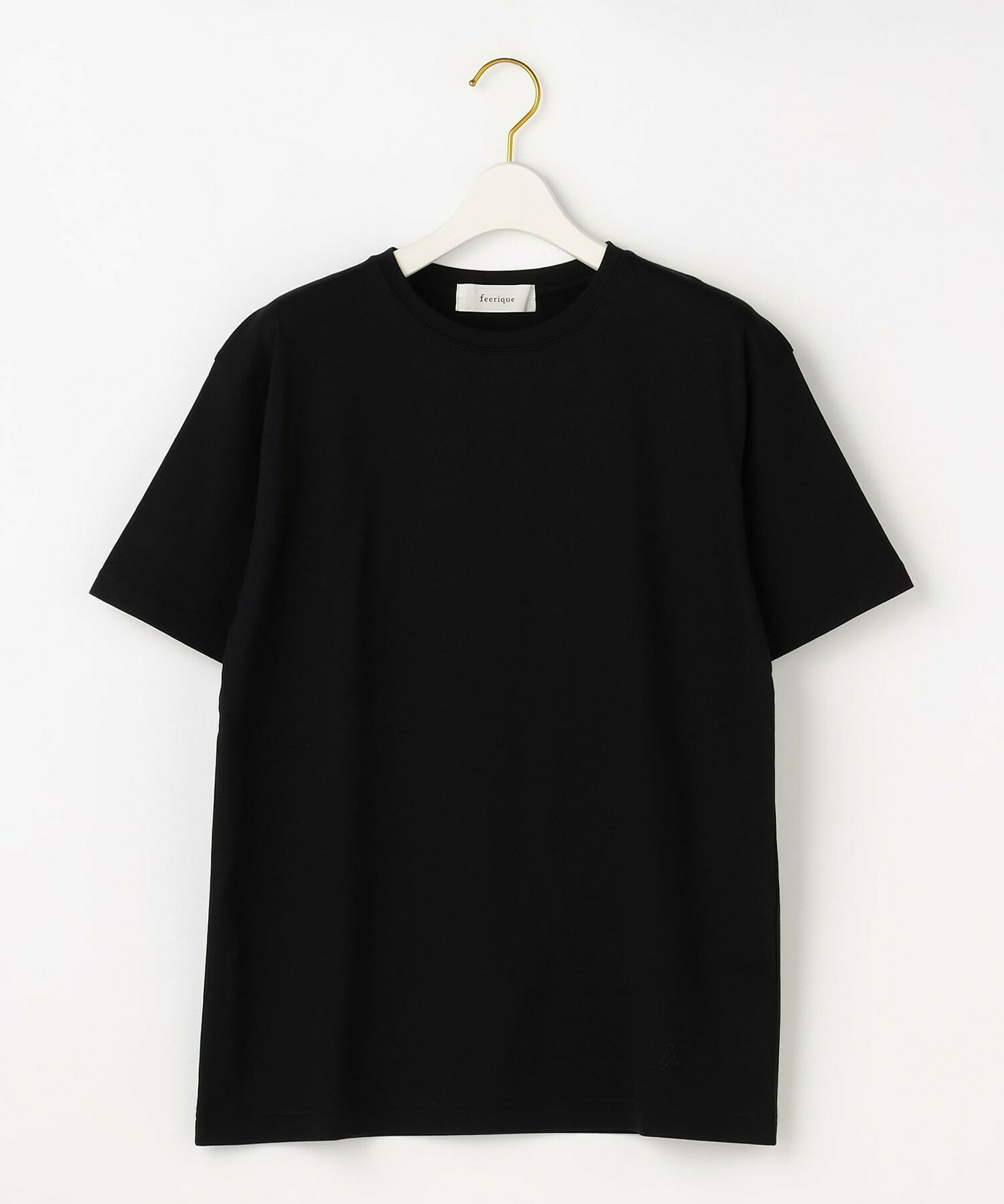 【feerique】ベーシックTシャツ 詳細画像 ブラック 1