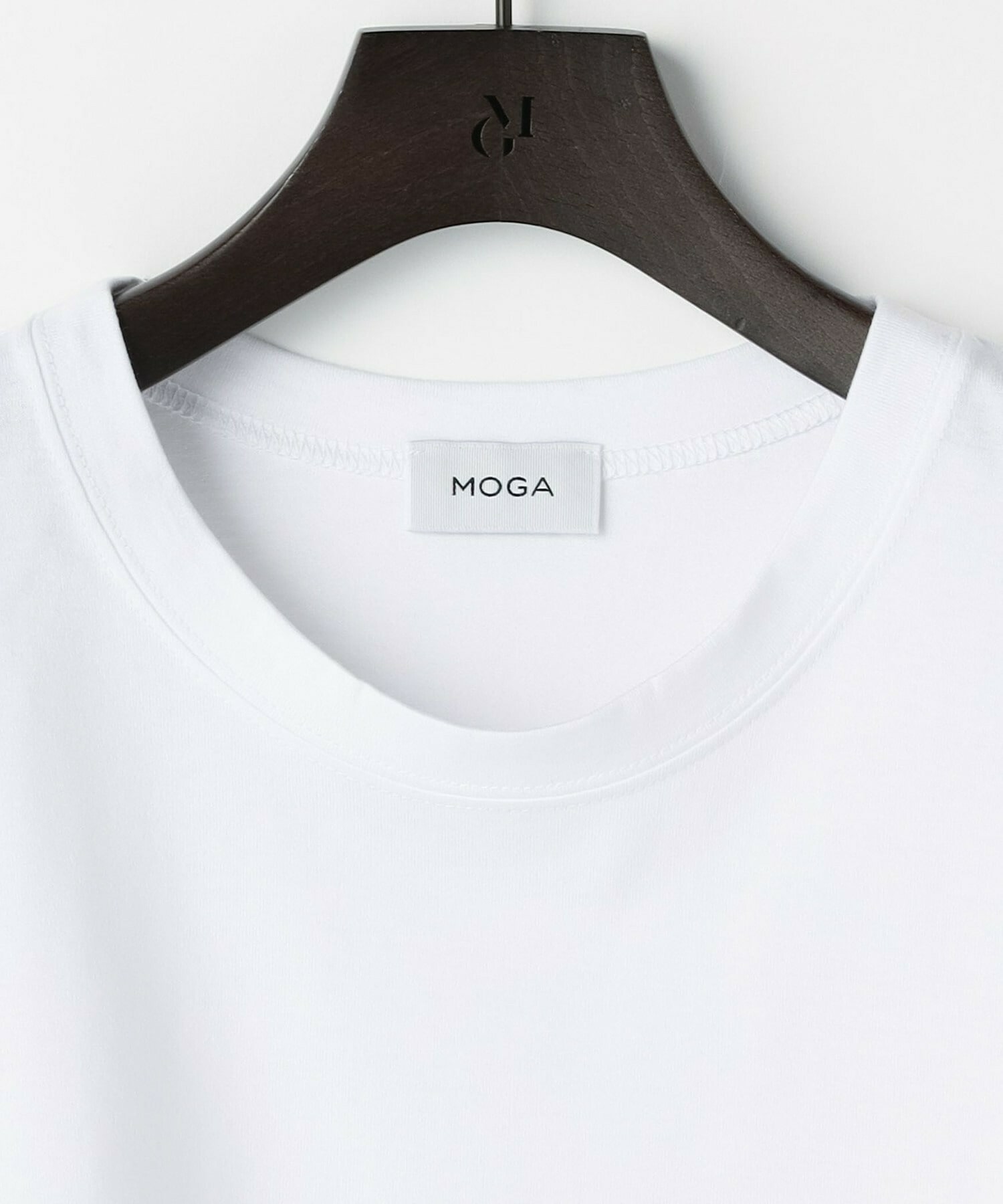 【MOGA】【Lサイズ】マーセライズ天竺Tシャツ 詳細画像 ブラック 2