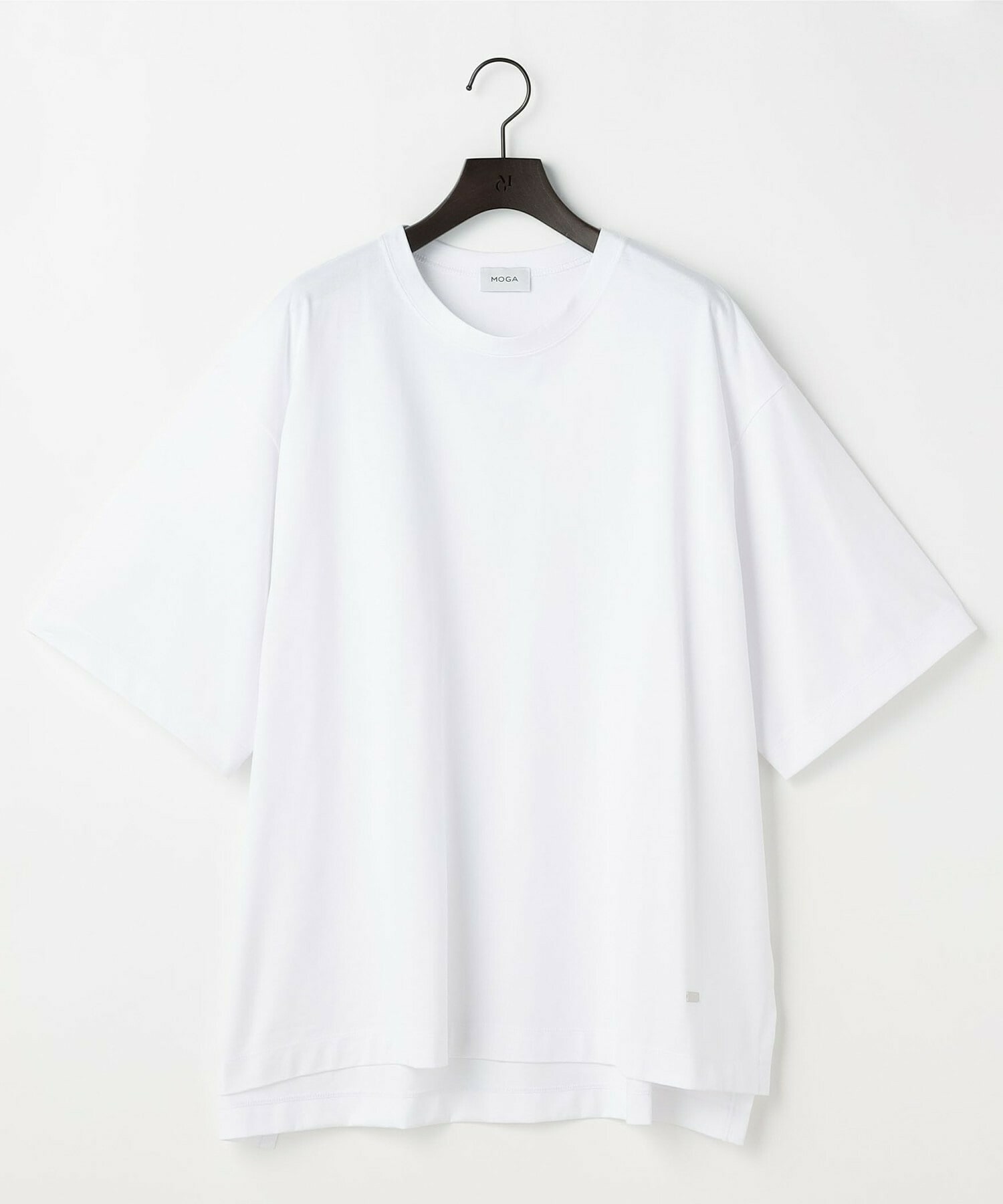【MOGA】【Lサイズ】マーセライズ天竺Tシャツ 詳細画像 ホワイト 1