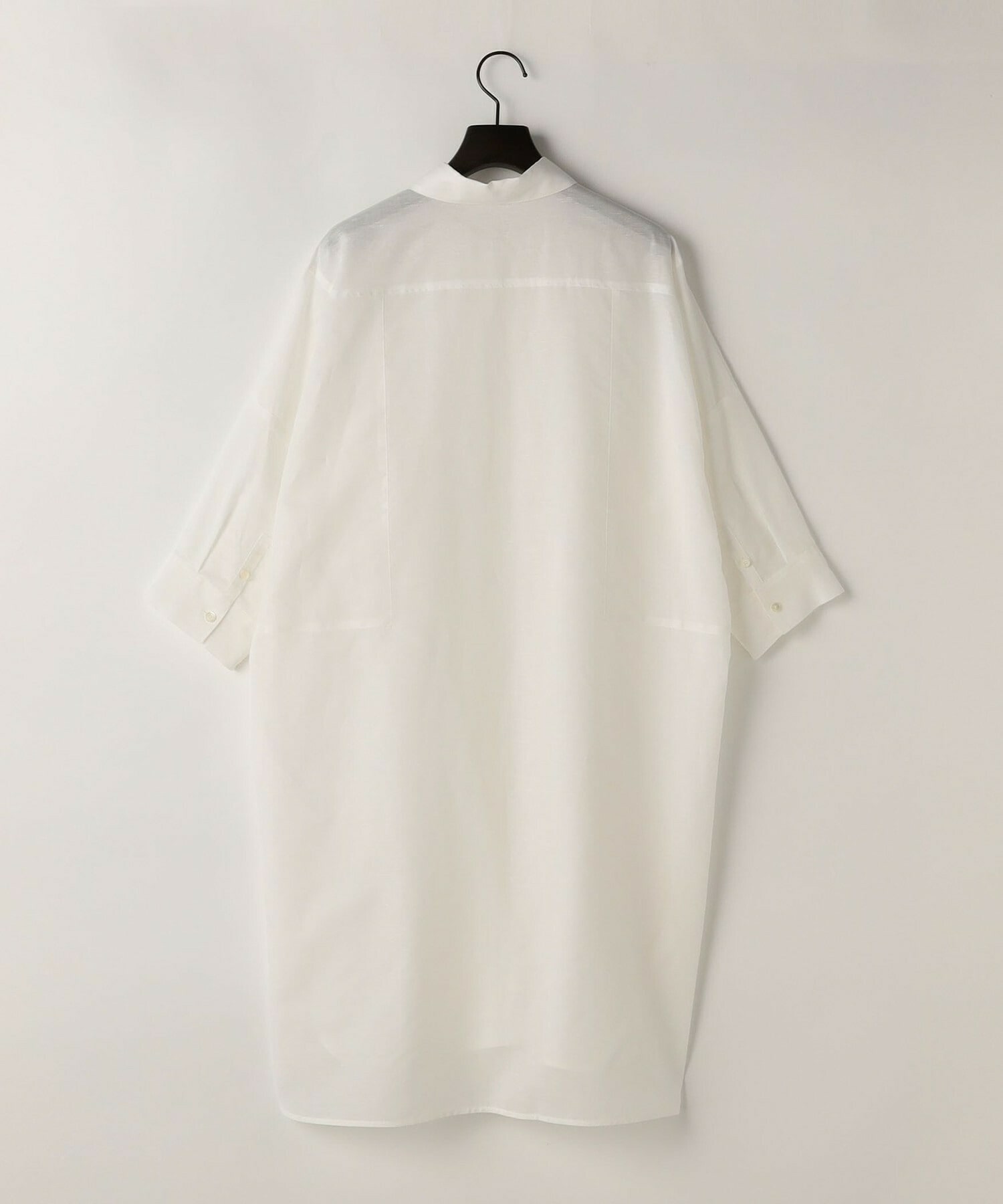 【MOGA】【Lサイズ】スラブボイルチュニックシャツ 詳細画像 オフホワイト 1