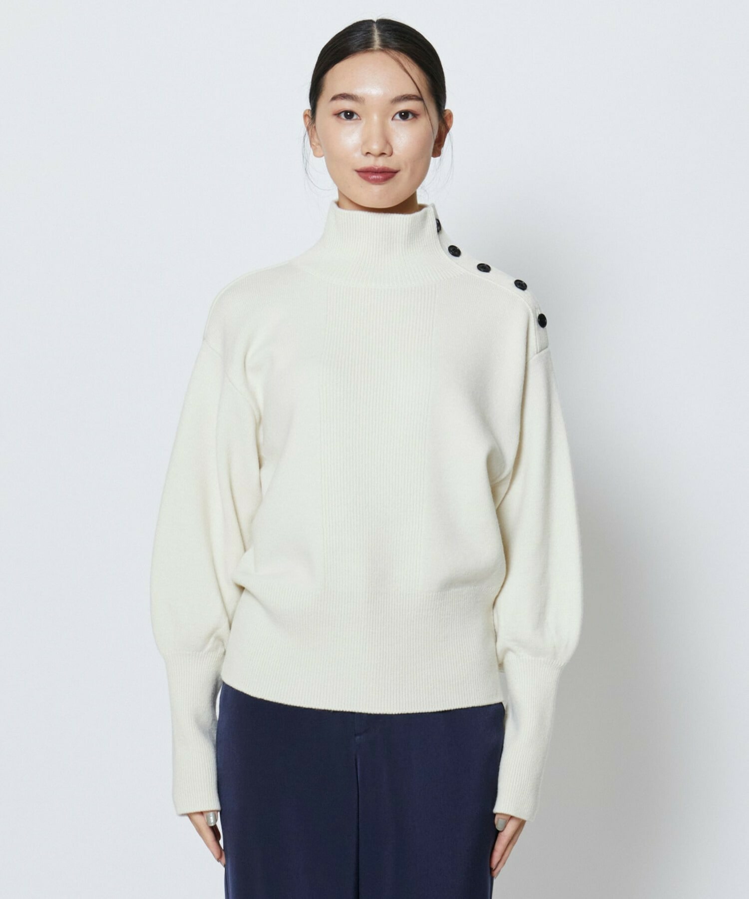 ella knit balloon longsleeve pullover | www.fleettracktz.com