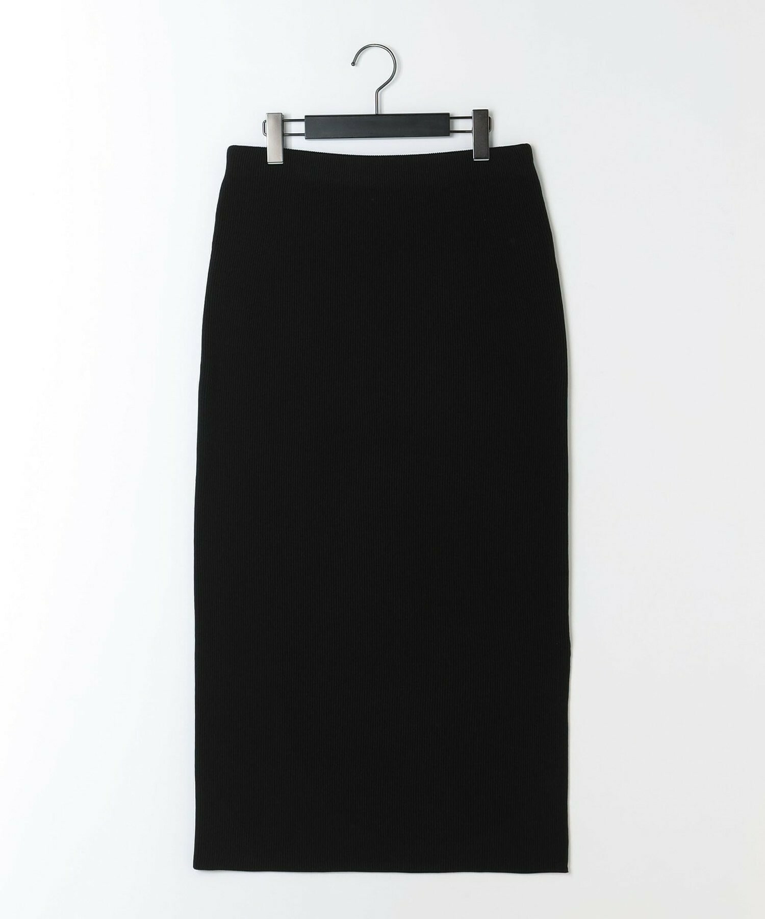 【MOGA】［リール着用アイテム］ポリエステルニットタイトスカート 詳細画像 ブラック 1