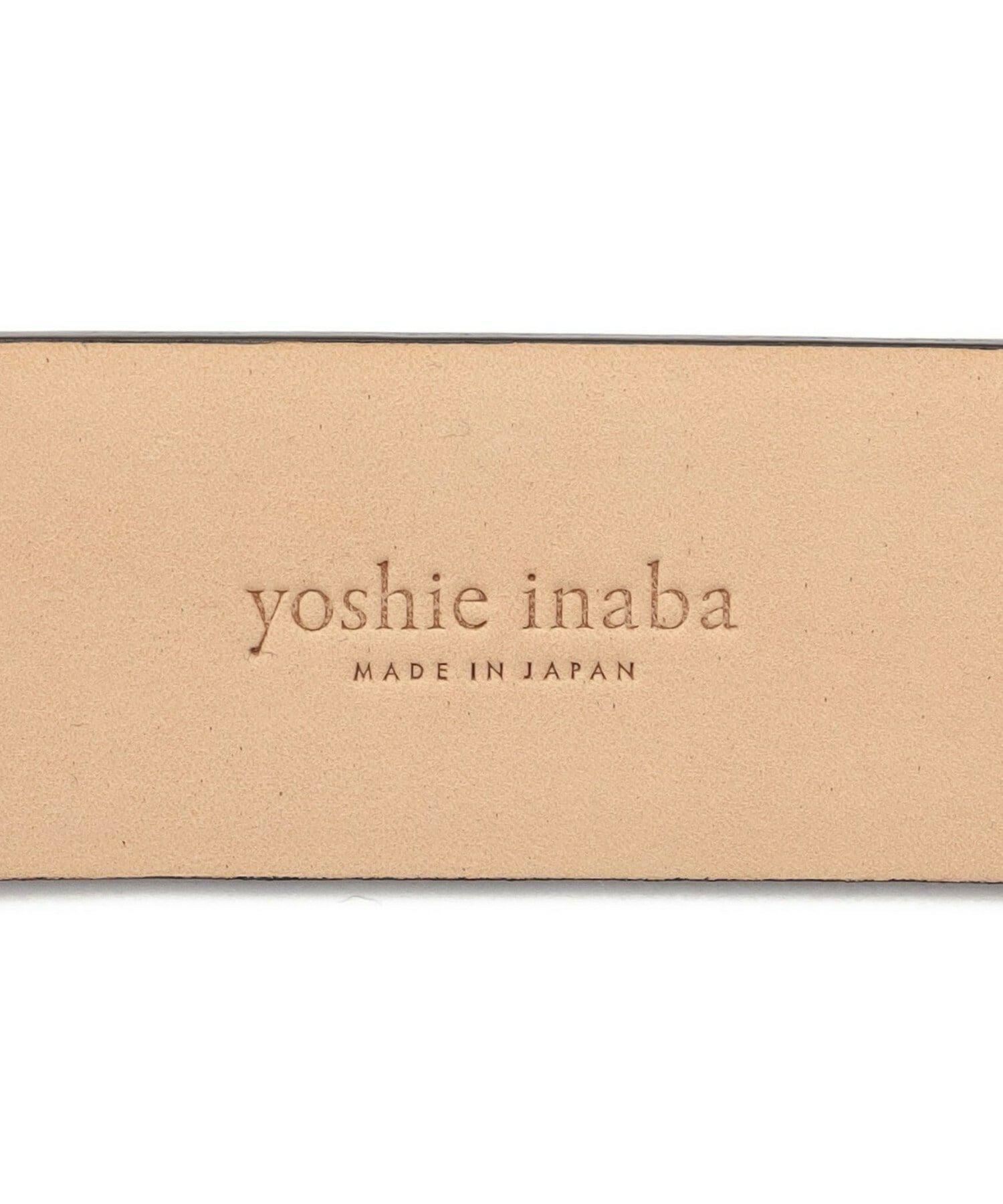 【yoshie inaba】YIバックルベルト30mm 詳細画像 ブラック 3