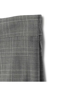 【yoshie inaba】グレンチェックデザインプリーツスカート 詳細画像 チャコールグレー 12