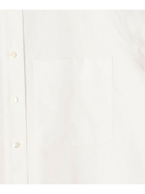 【yoshie inaba】コットンポプリンクロップド＆ボクシーシルエットシャツ 詳細画像 ホワイト 18